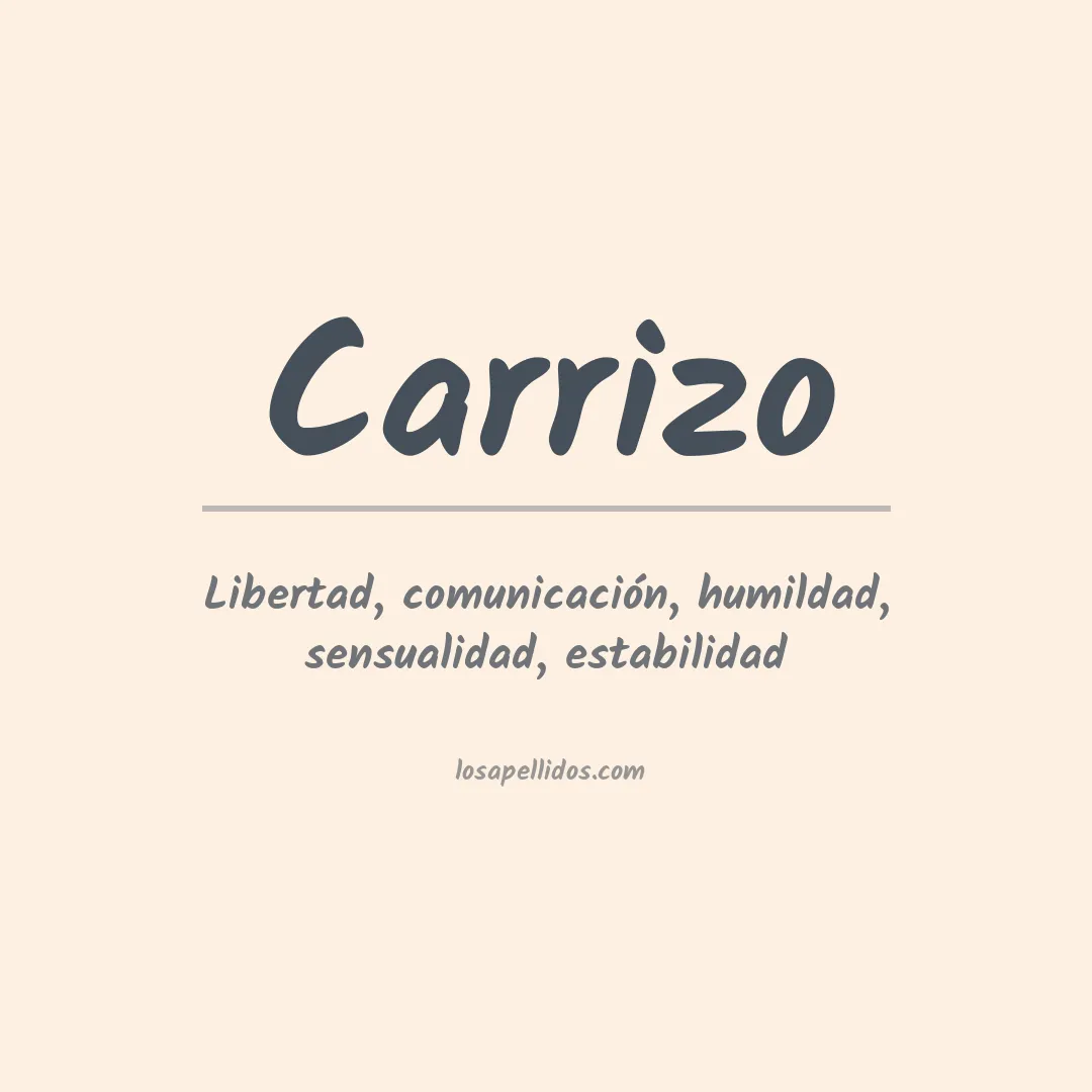 Apellido Carrizo
