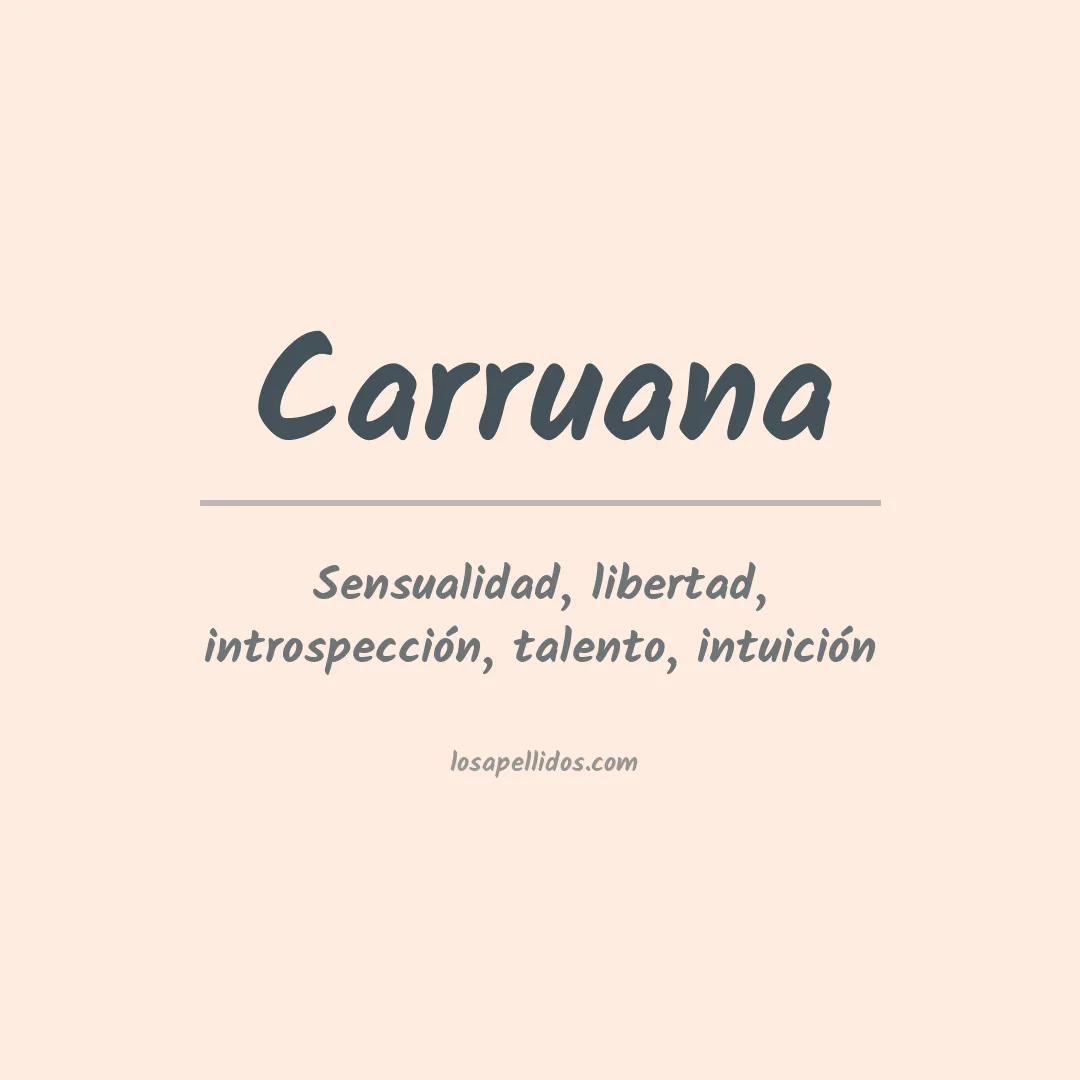 Apellido Carruana