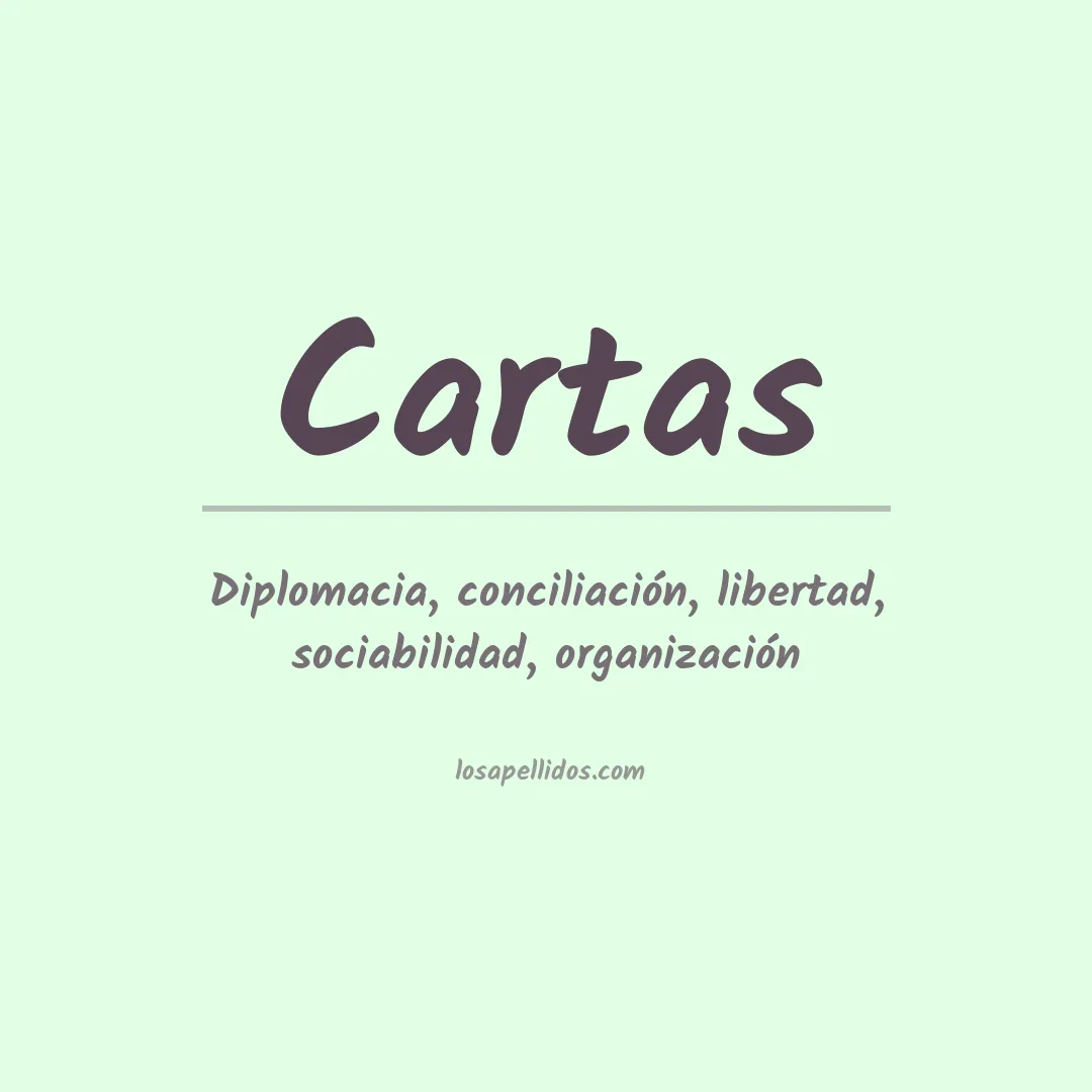 Apellido Cartas