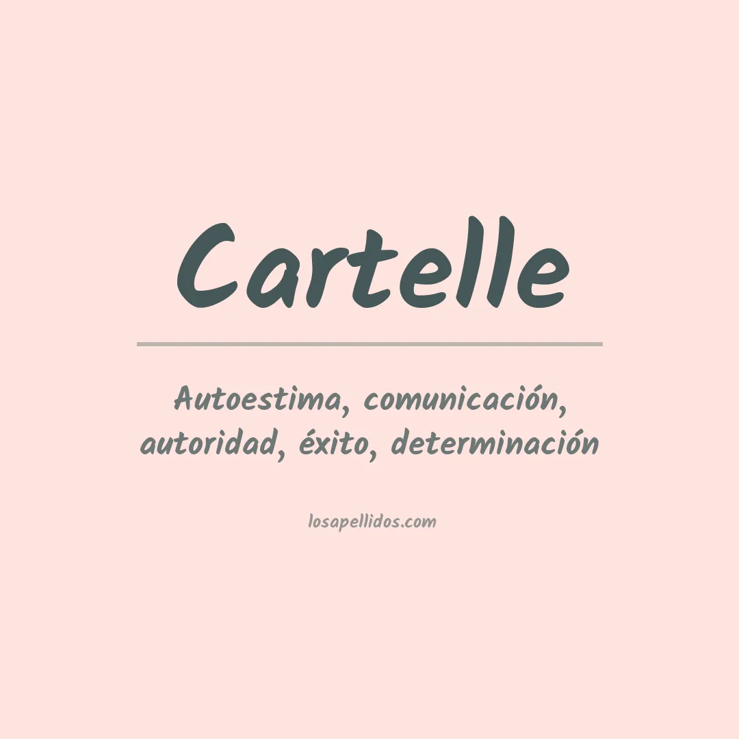 Apellido Cartelle