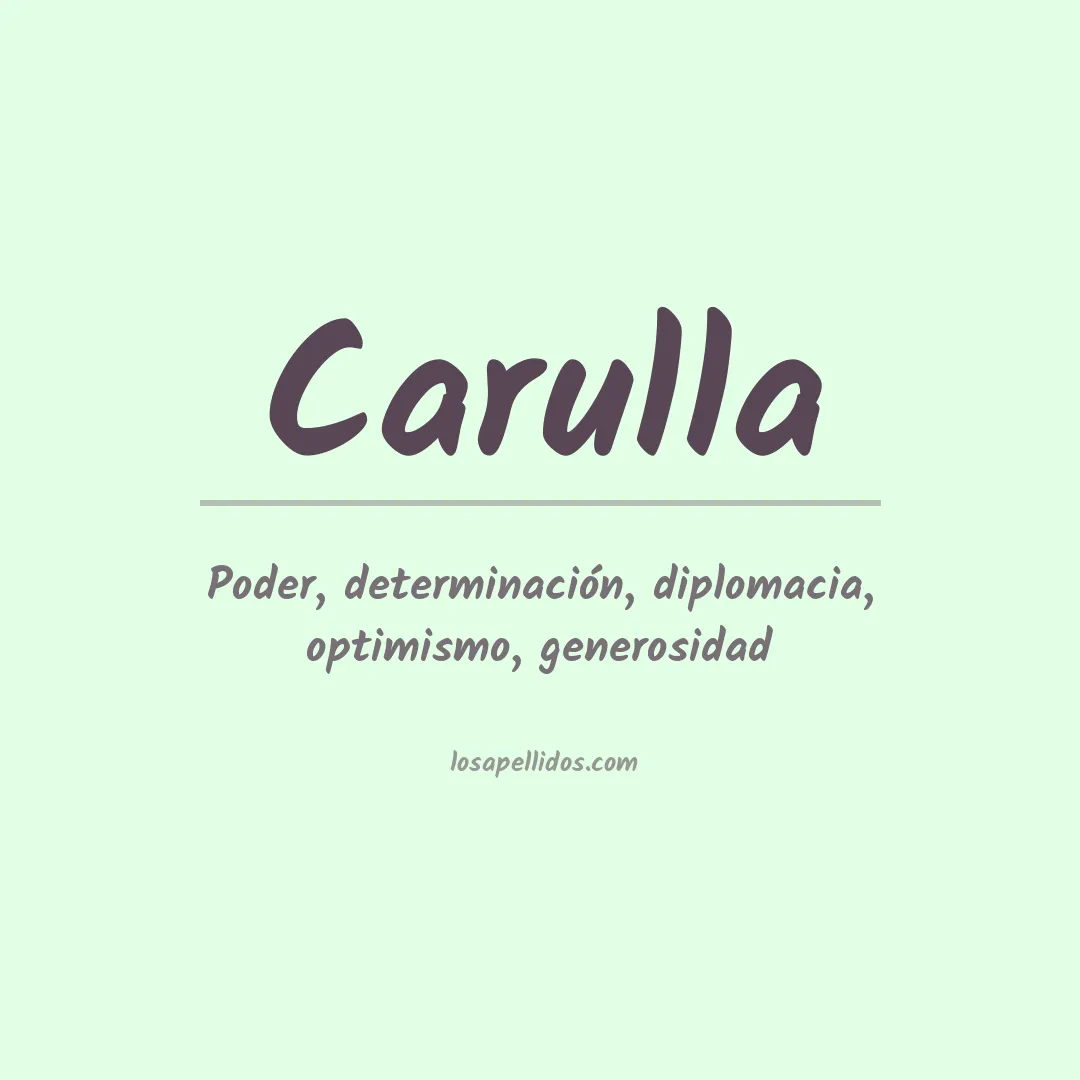 Apellido Carulla