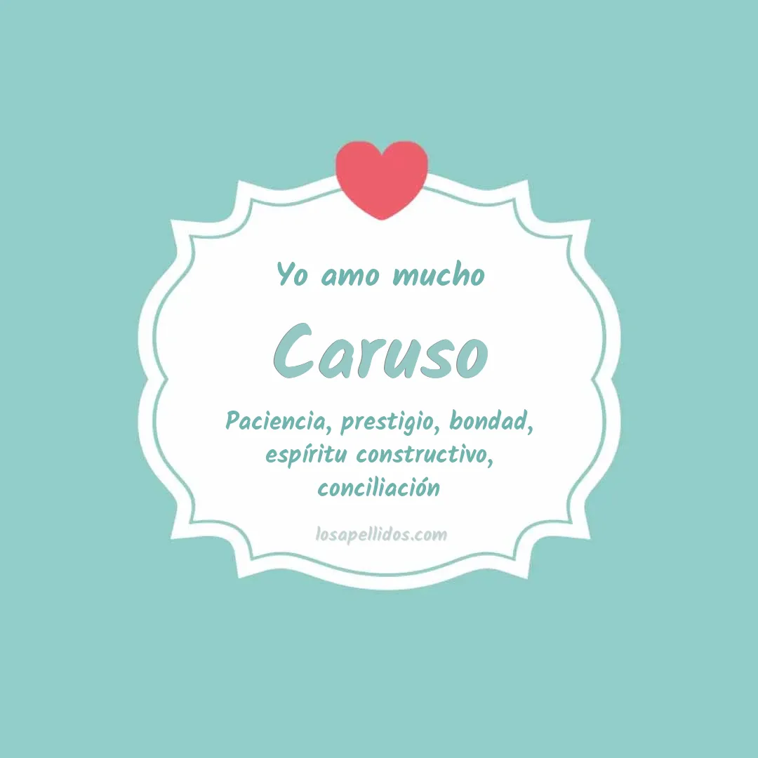 Yo amo mucho Caruso