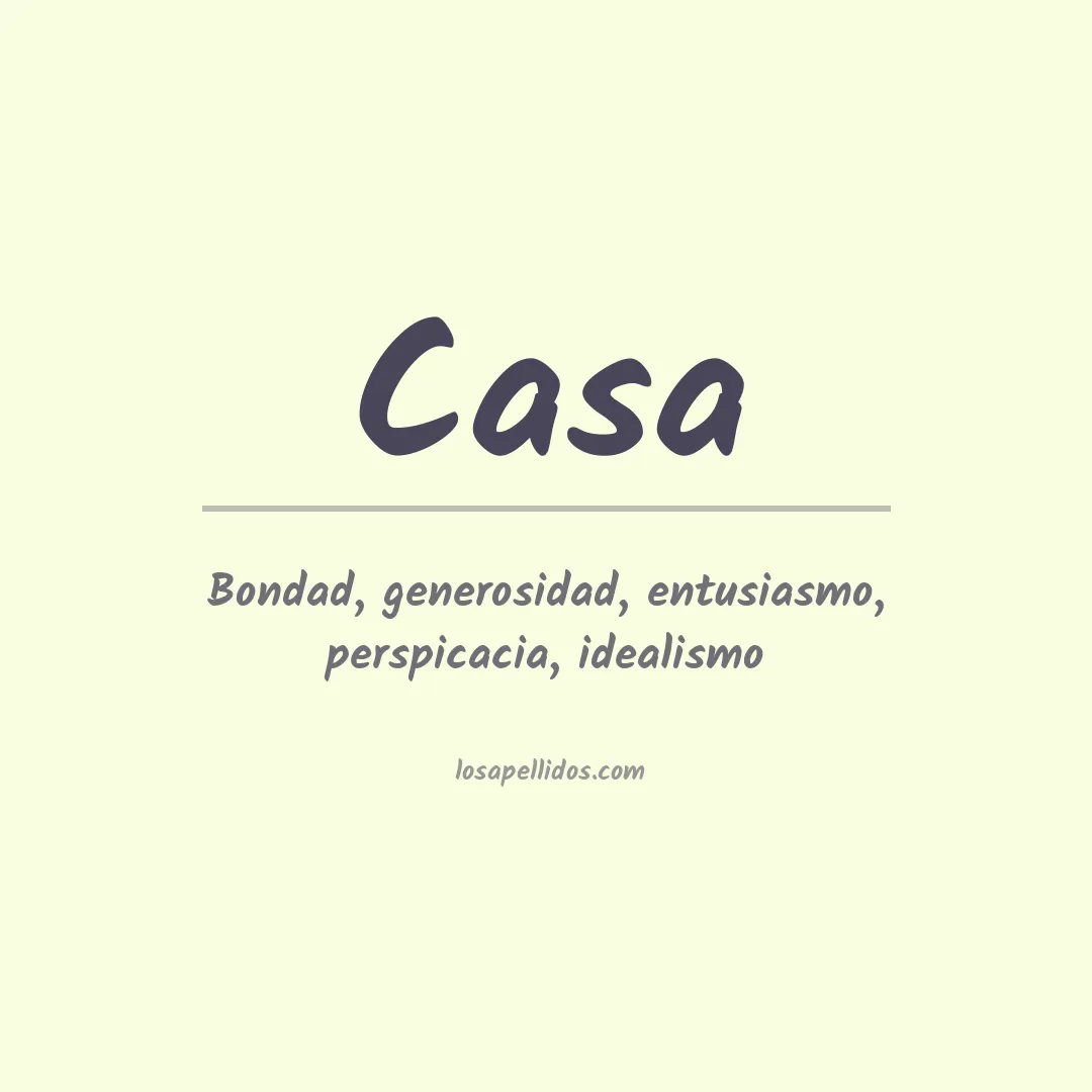 Apellido Casa
