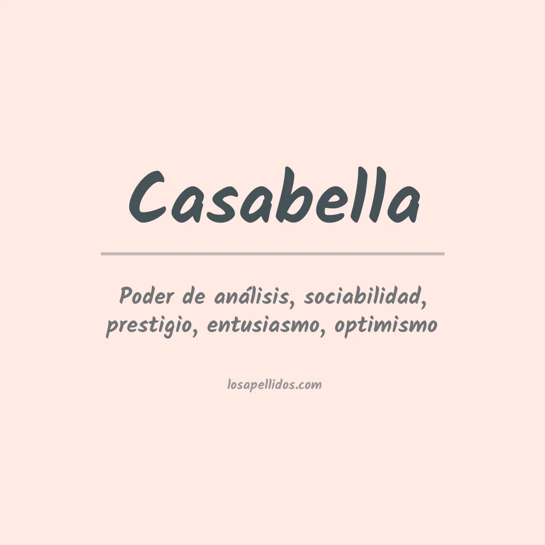 Apellido Casabella