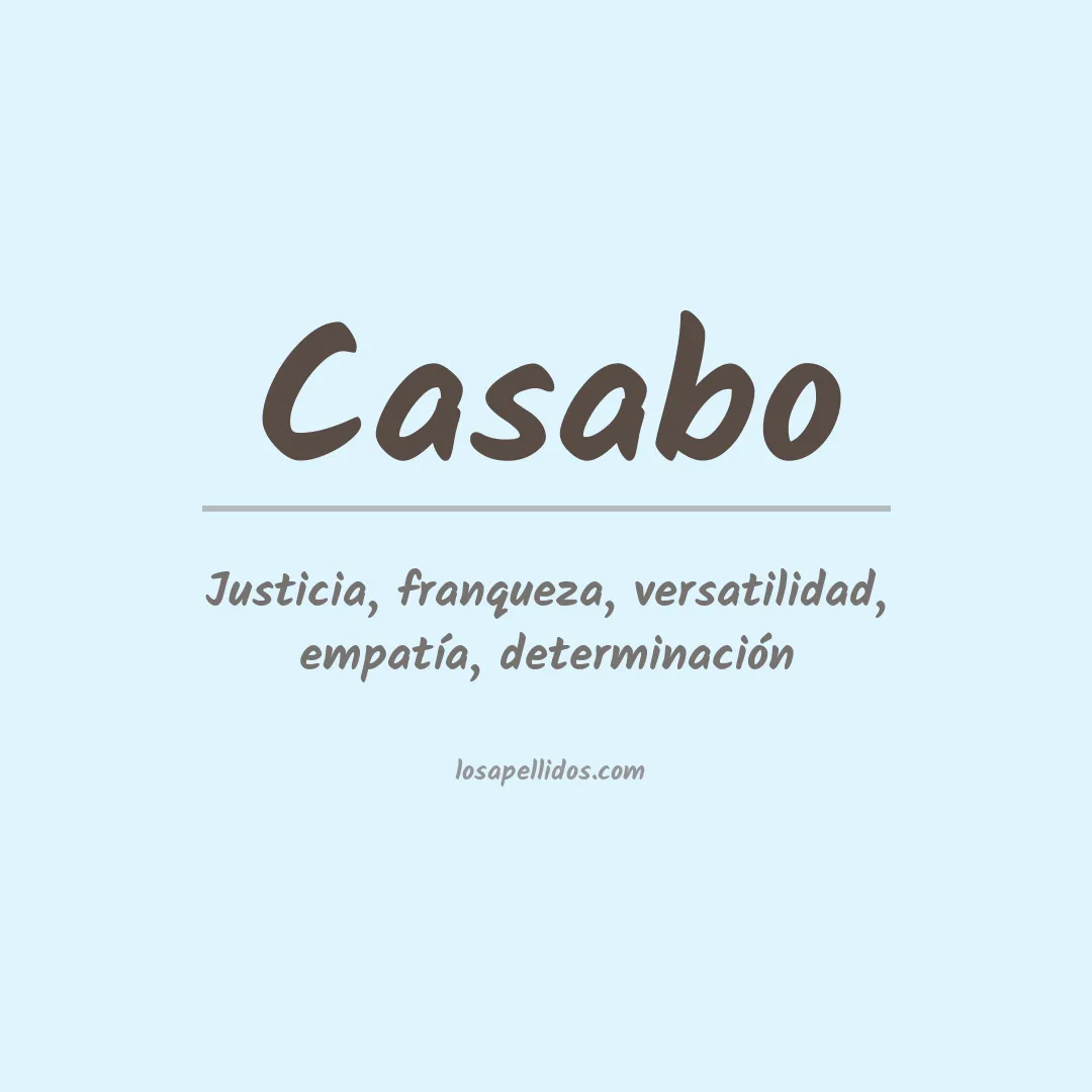 Apellido Casabo