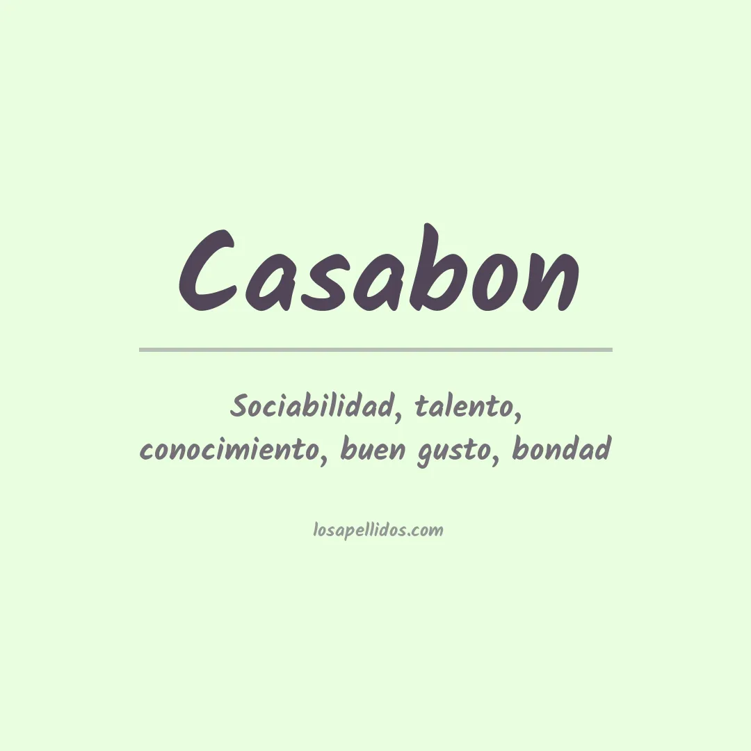 Apellido Casabon