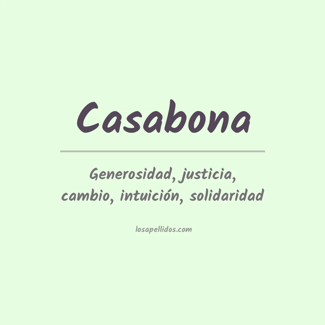 Apellido Casabona