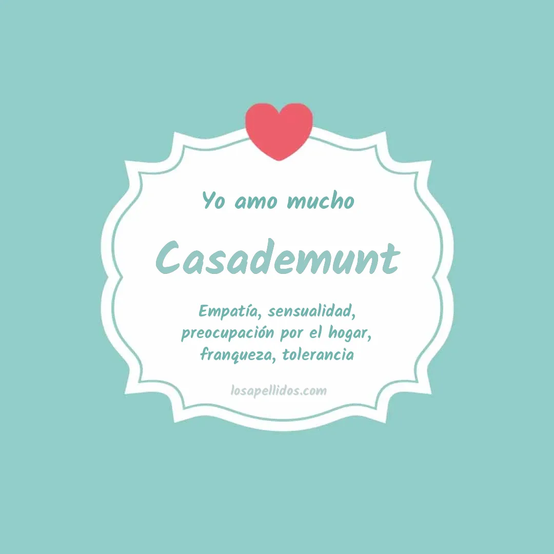 Yo amo mucho Casademunt