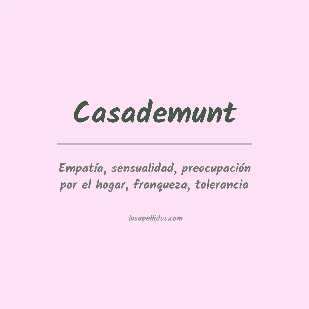 Apellido Casademunt