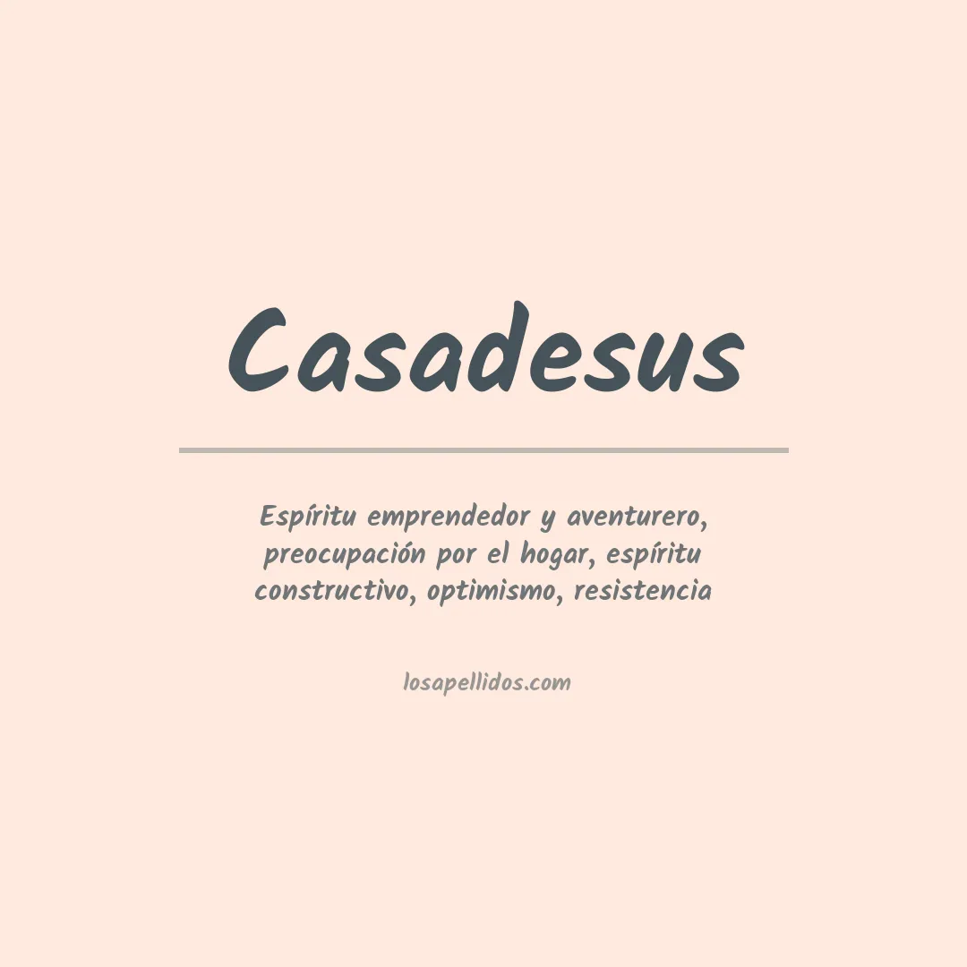 Apellido Casadesus