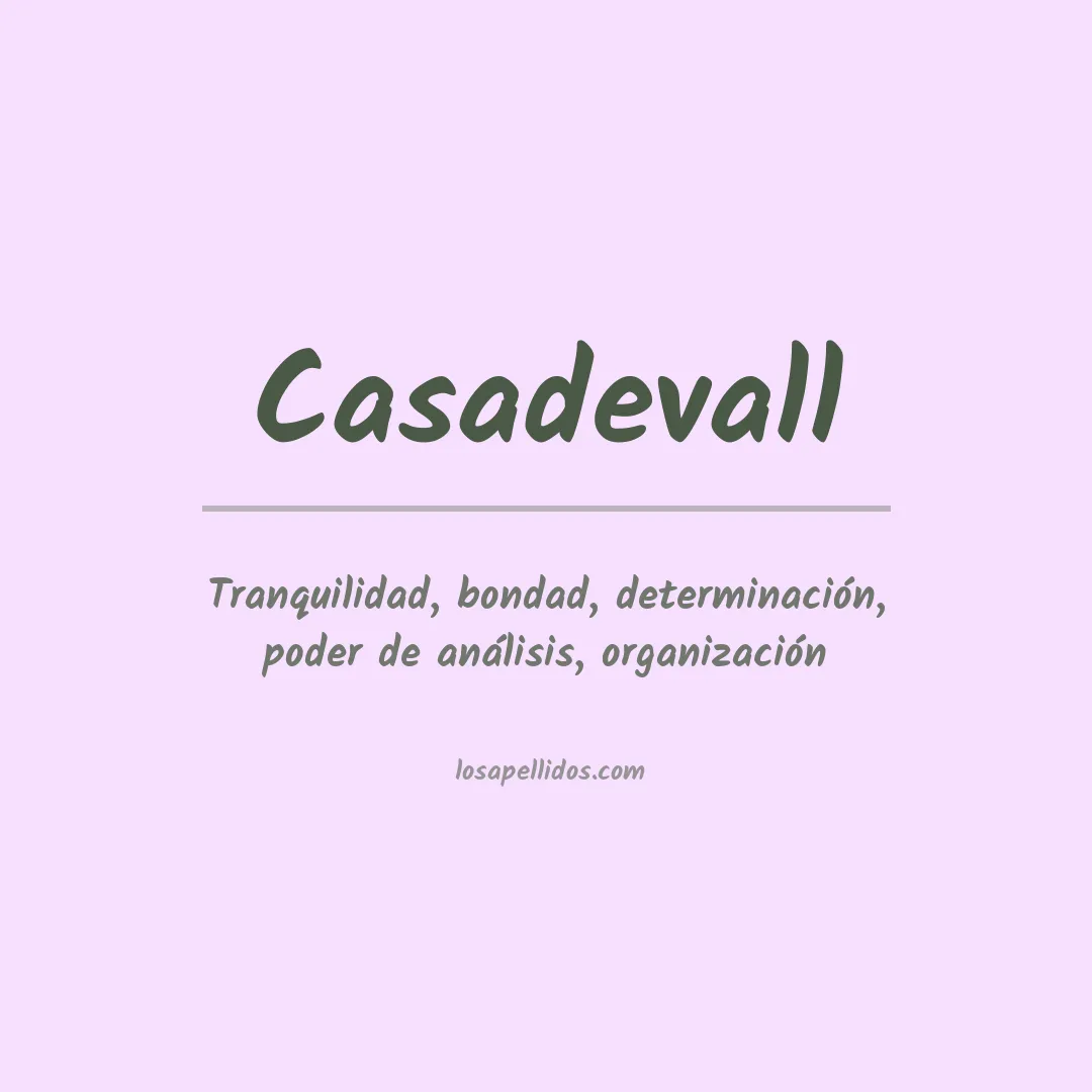 Apellido Casadevall