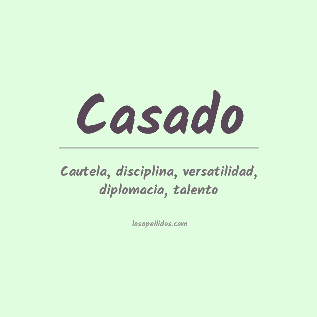 Apellido Casado