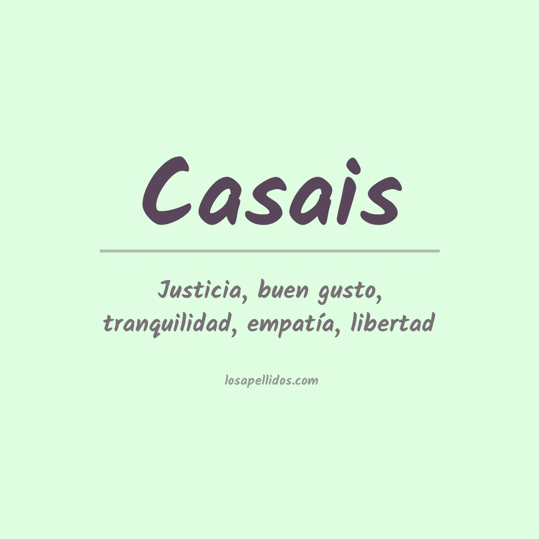 Apellido Casais