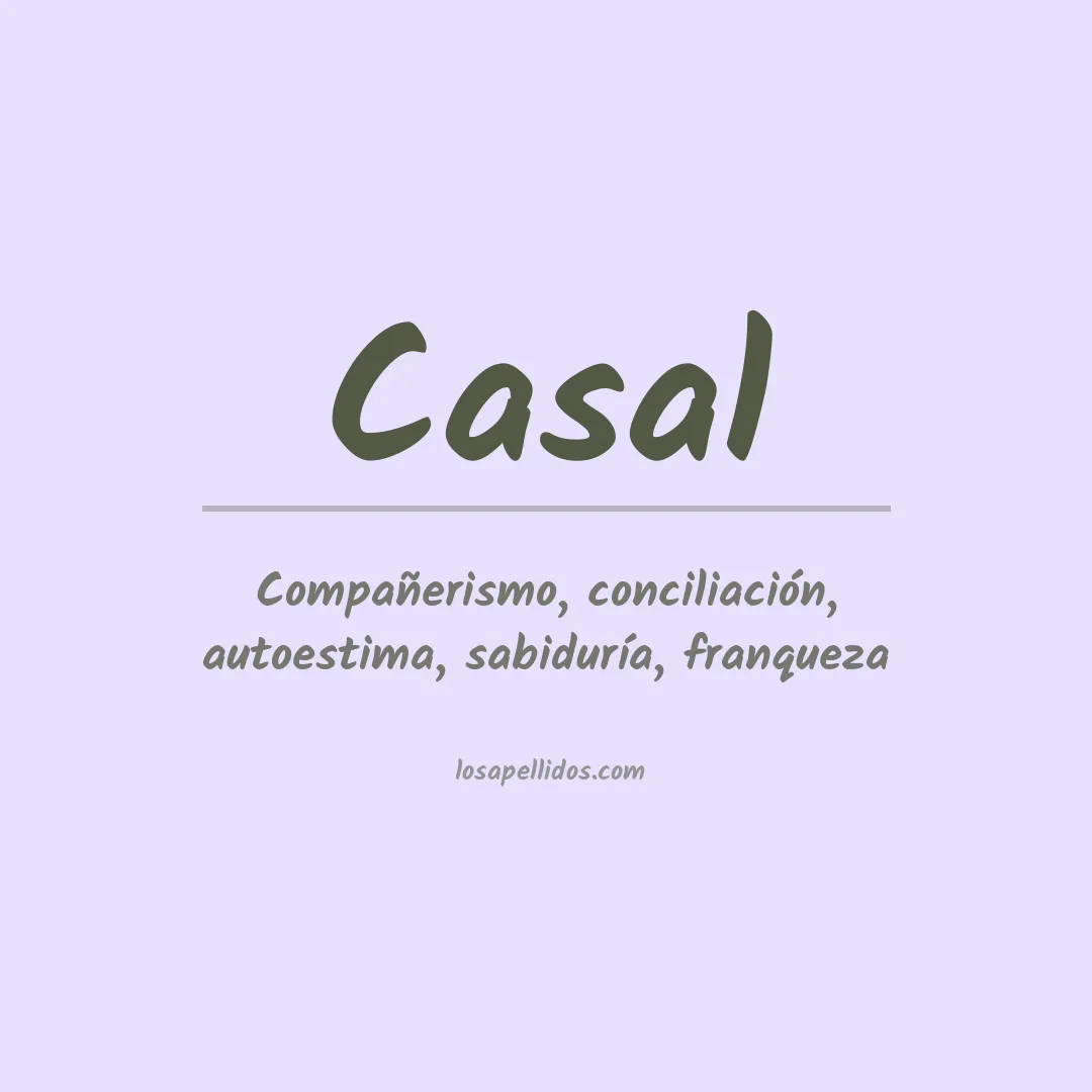 Apellido Casal