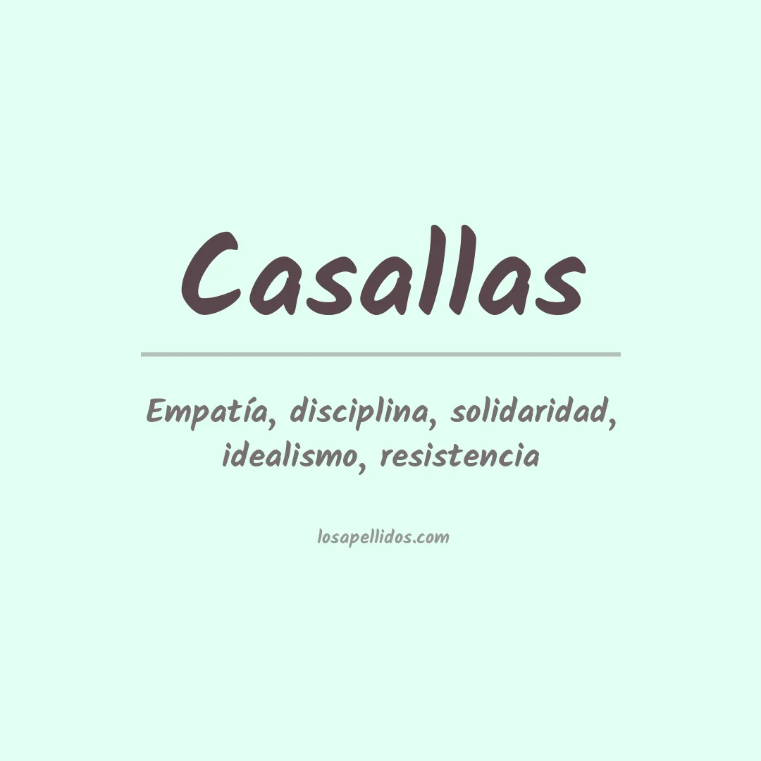 Apellido Casallas