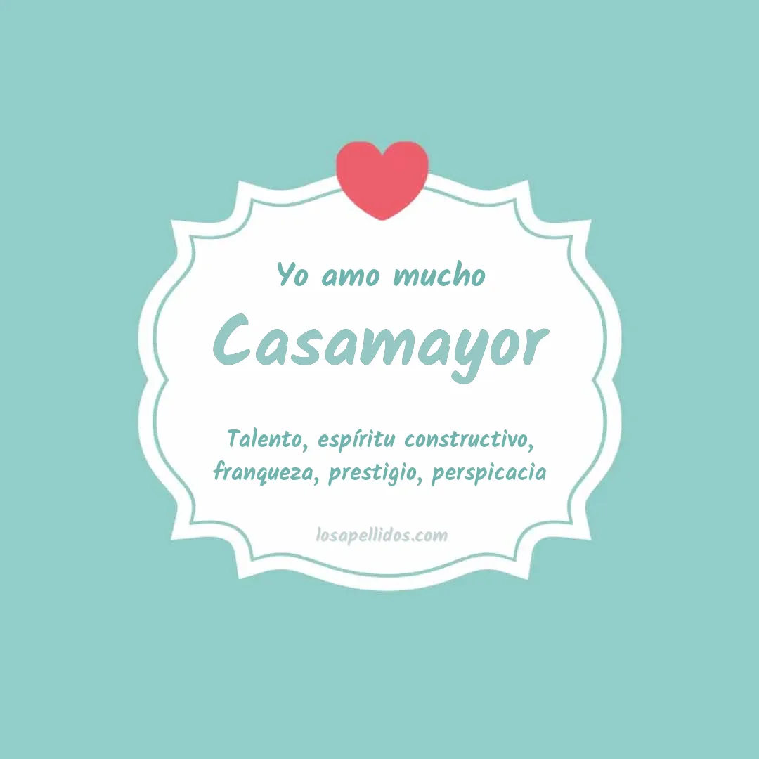 Yo amo mucho Casamayor