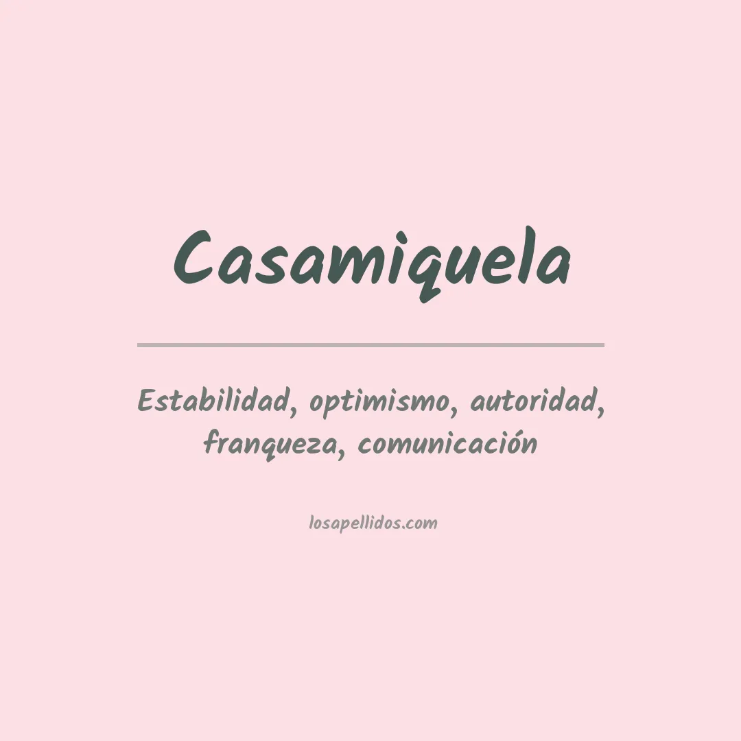 Apellido Casamiquela