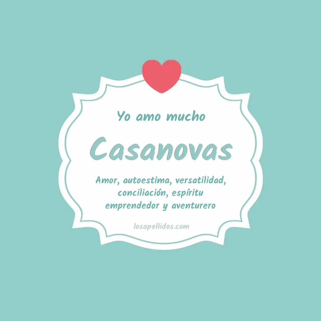 Yo amo mucho Casanovas