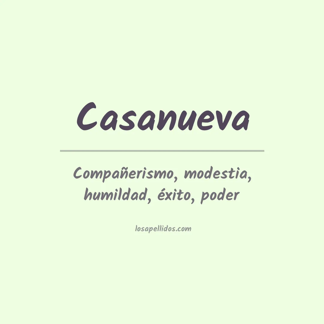 Apellido Casanueva