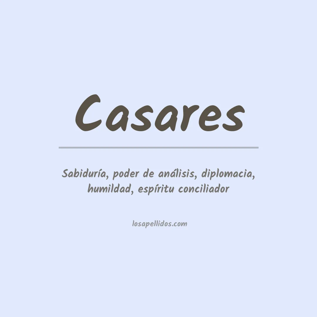 Apellido Casares