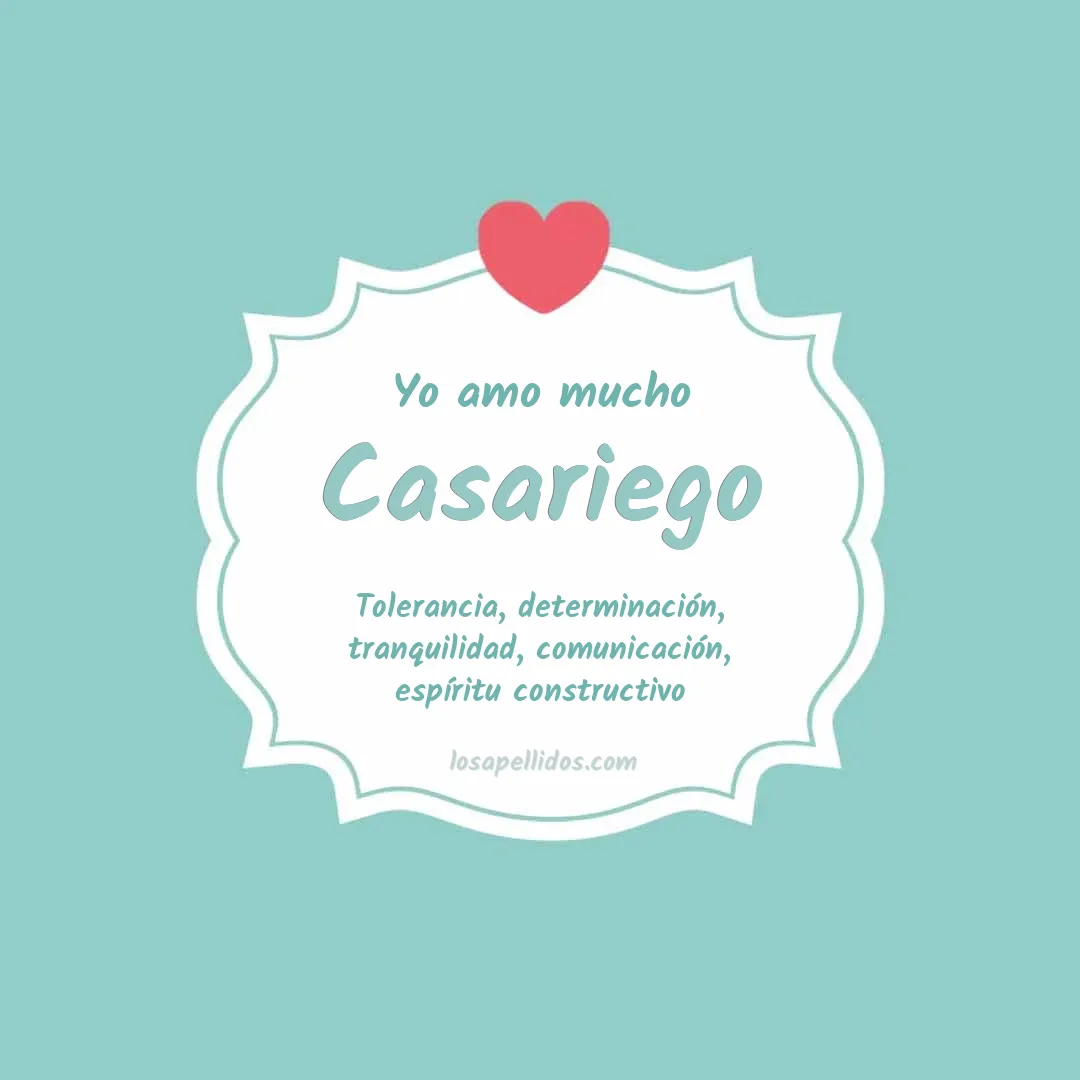 Yo amo mucho Casariego