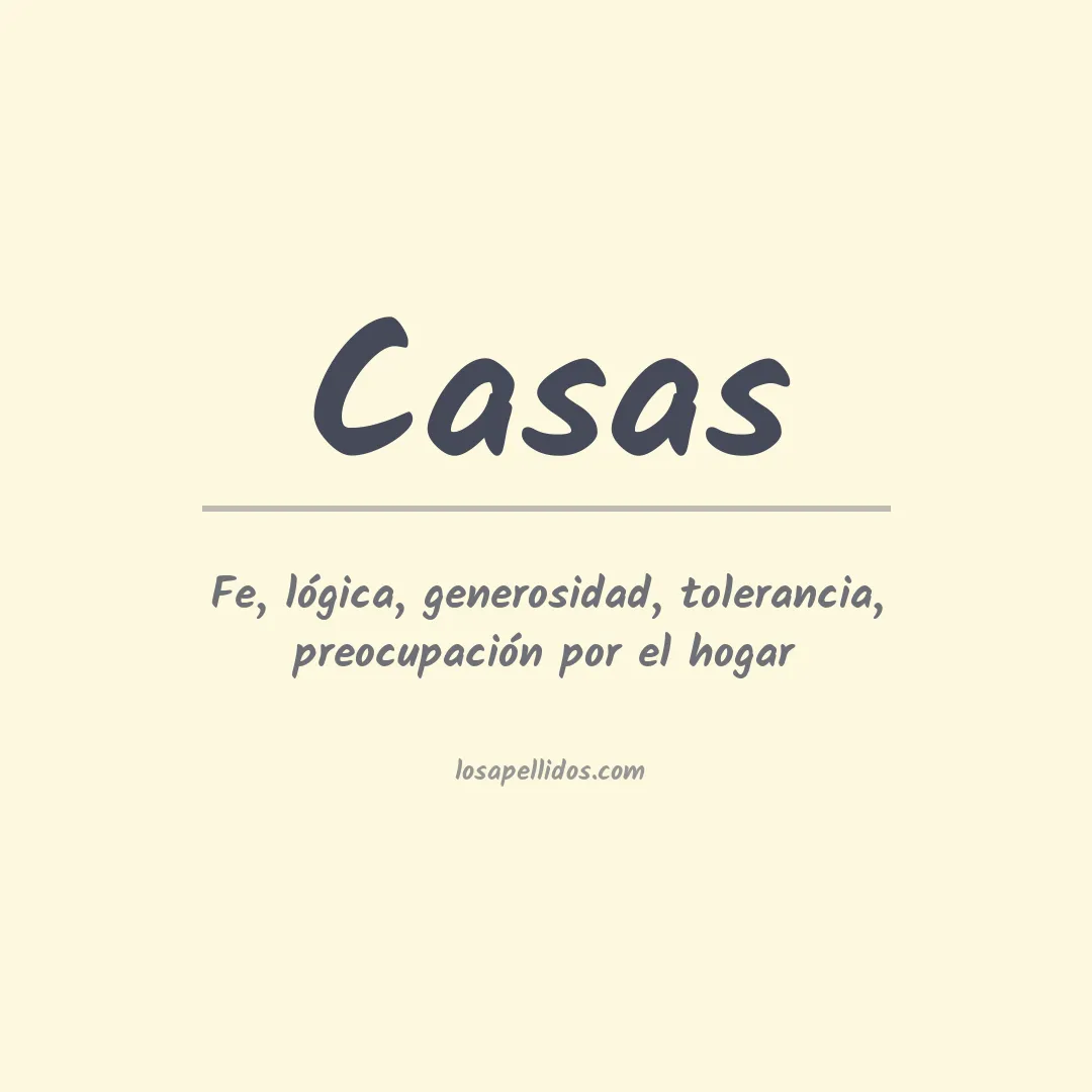 Apellido Casas