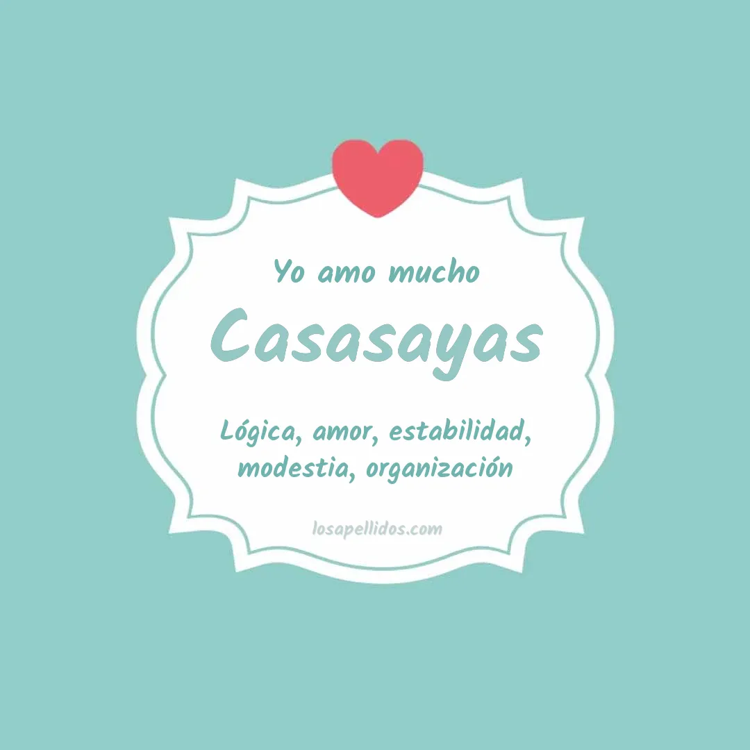 Yo amo mucho Casasayas