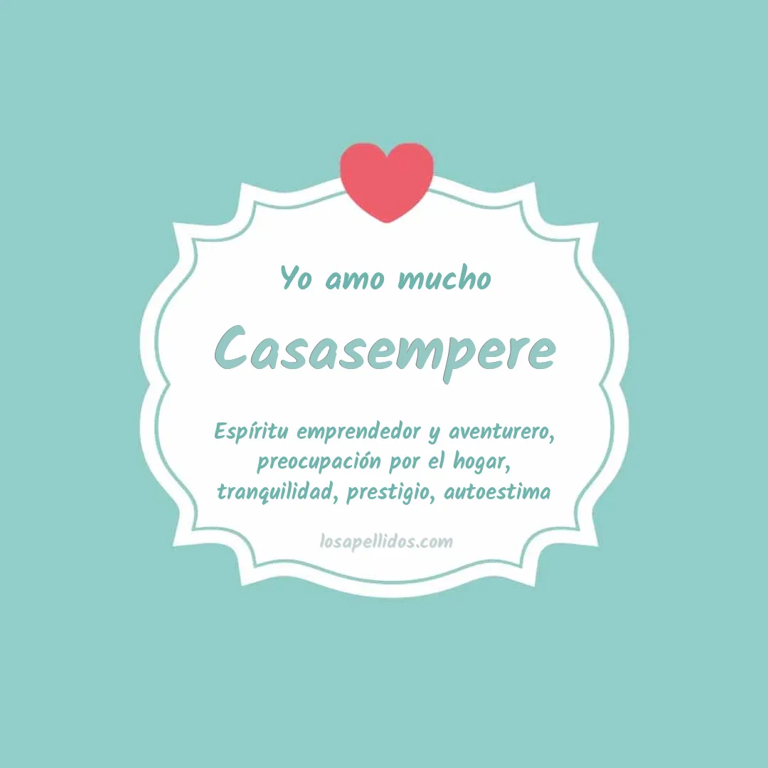Yo amo mucho Casasempere