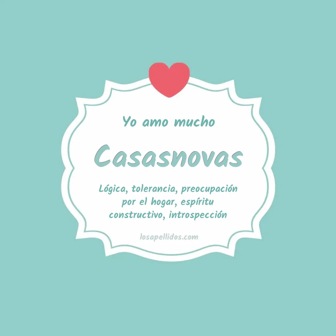 Yo amo mucho Casasnovas