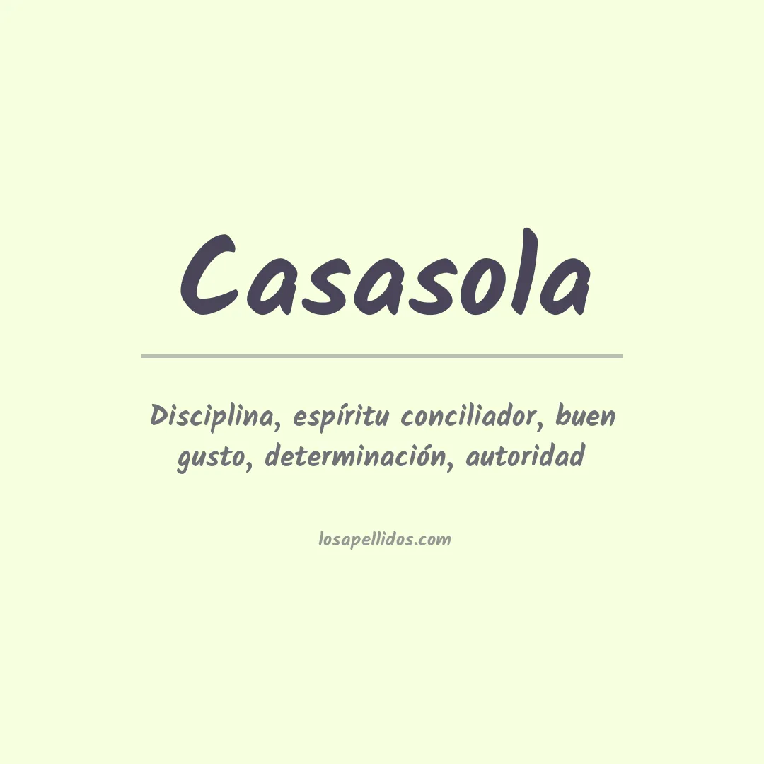 Apellido Casasola