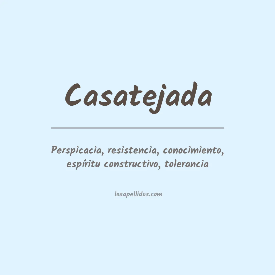 Apellido Casatejada