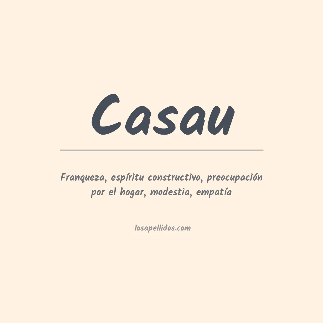 Apellido Casau