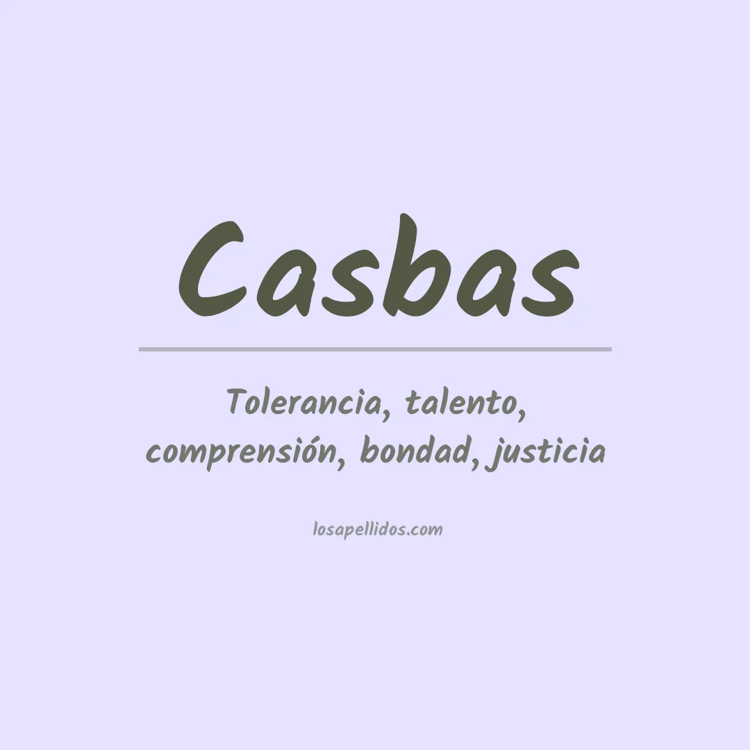 Apellido Casbas