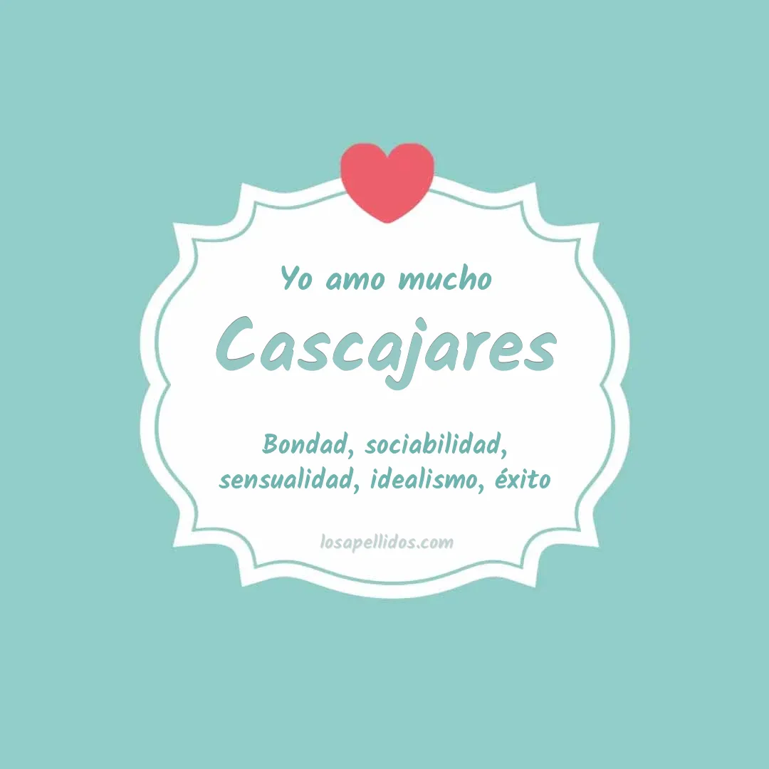 Yo amo mucho Cascajares