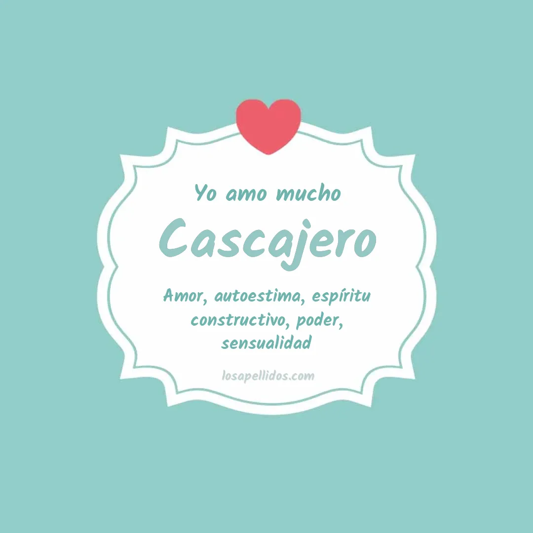 Yo amo mucho Cascajero