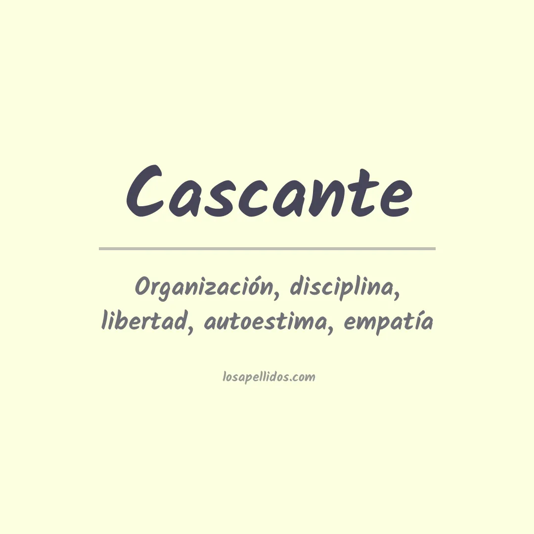 Apellido Cascante