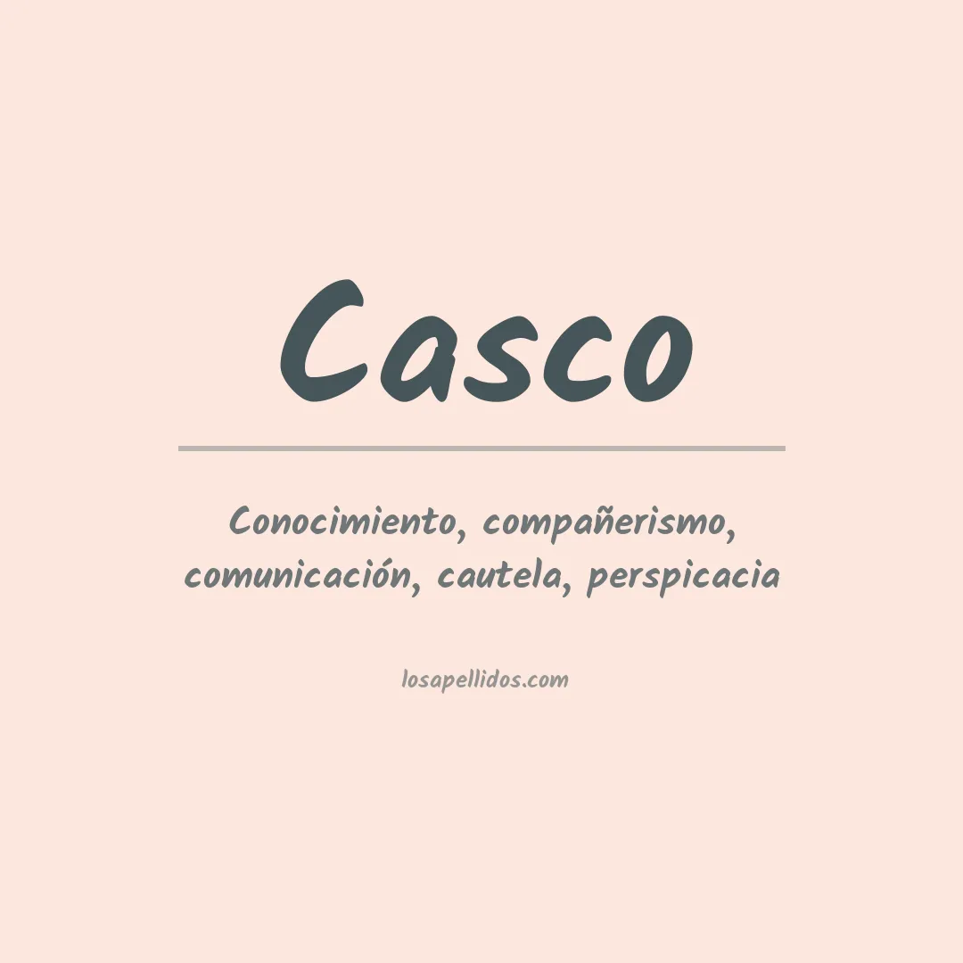 Apellido Casco