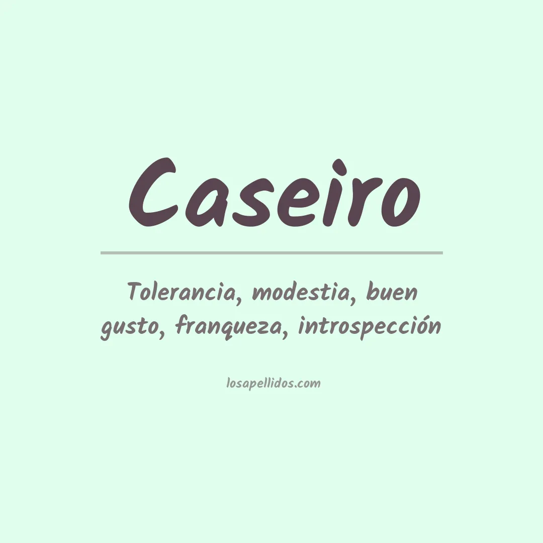 Apellido Caseiro