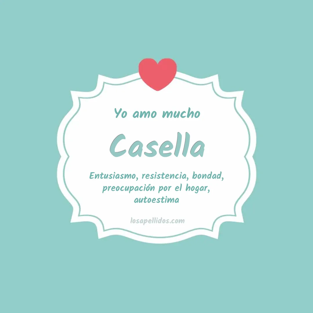 Yo amo mucho Casella