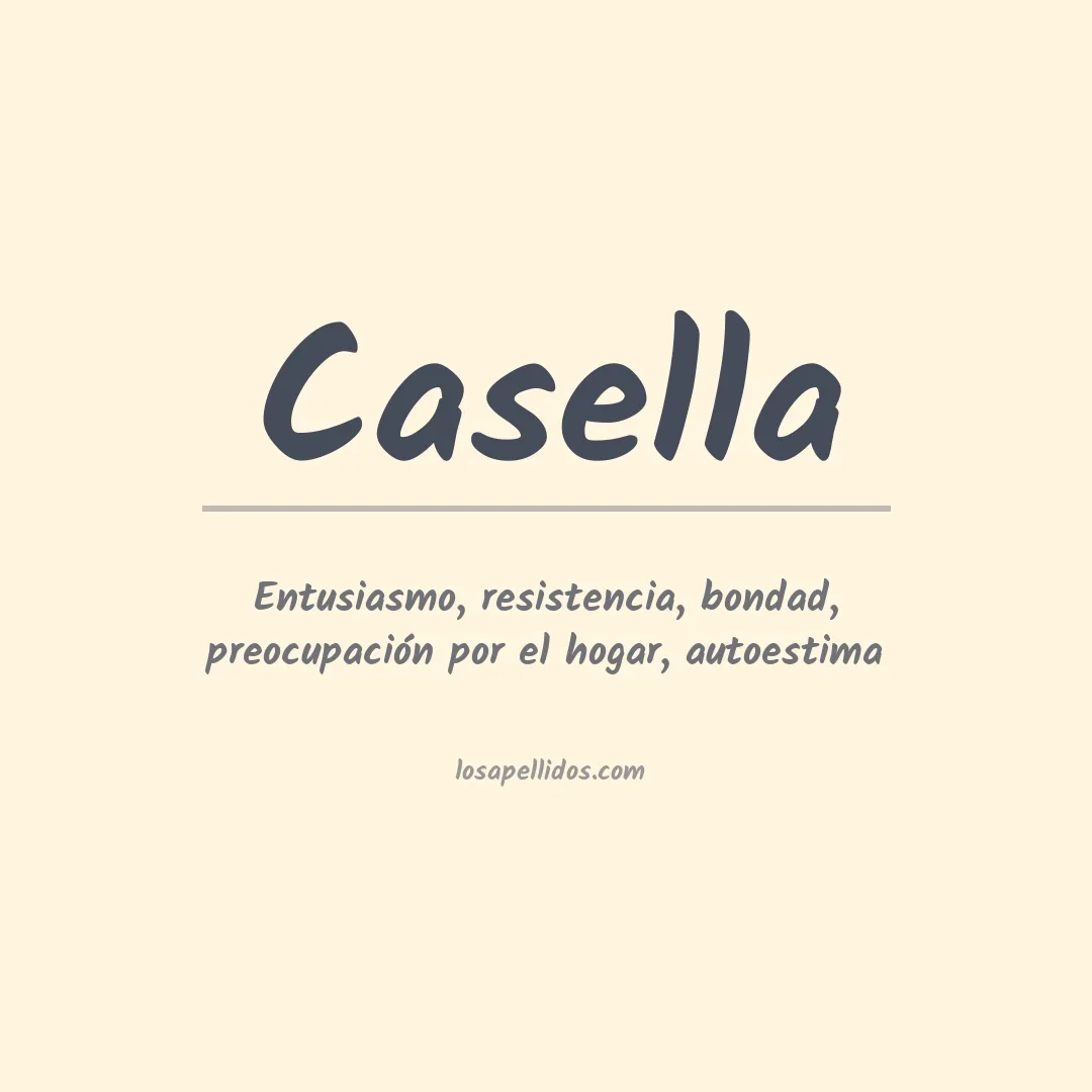 Apellido Casella