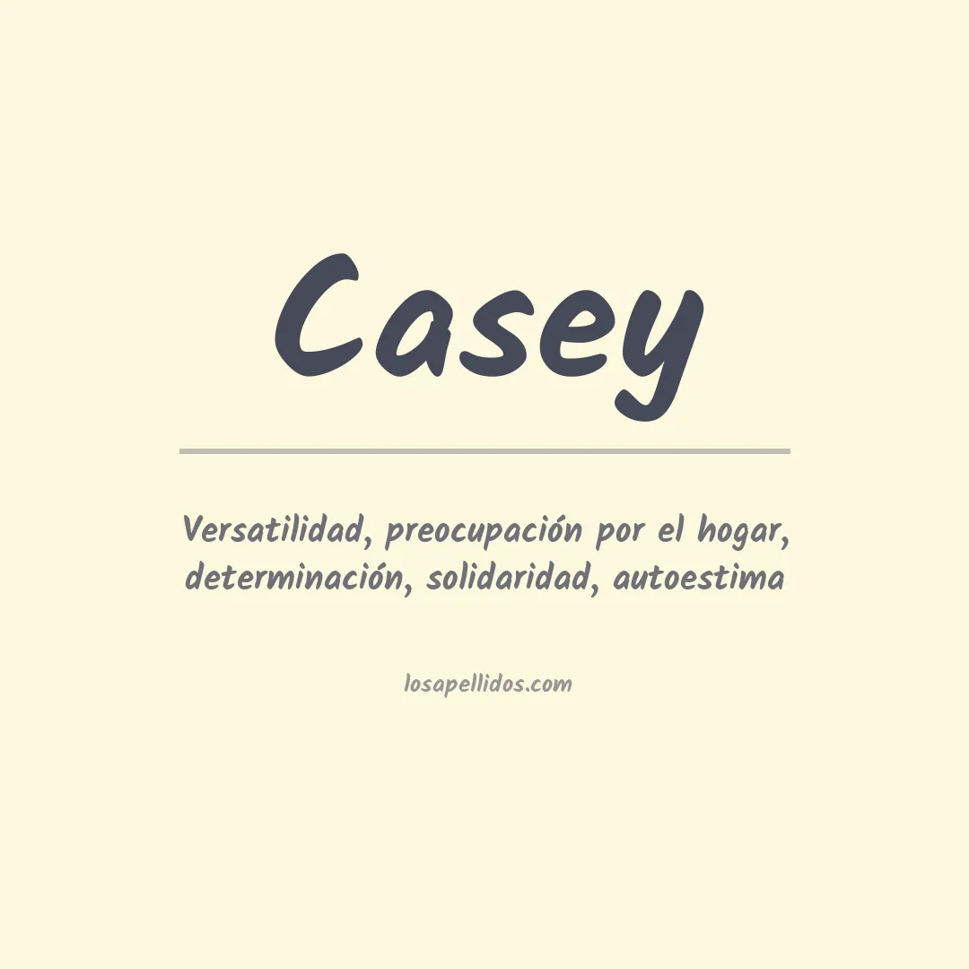 Apellido Casey