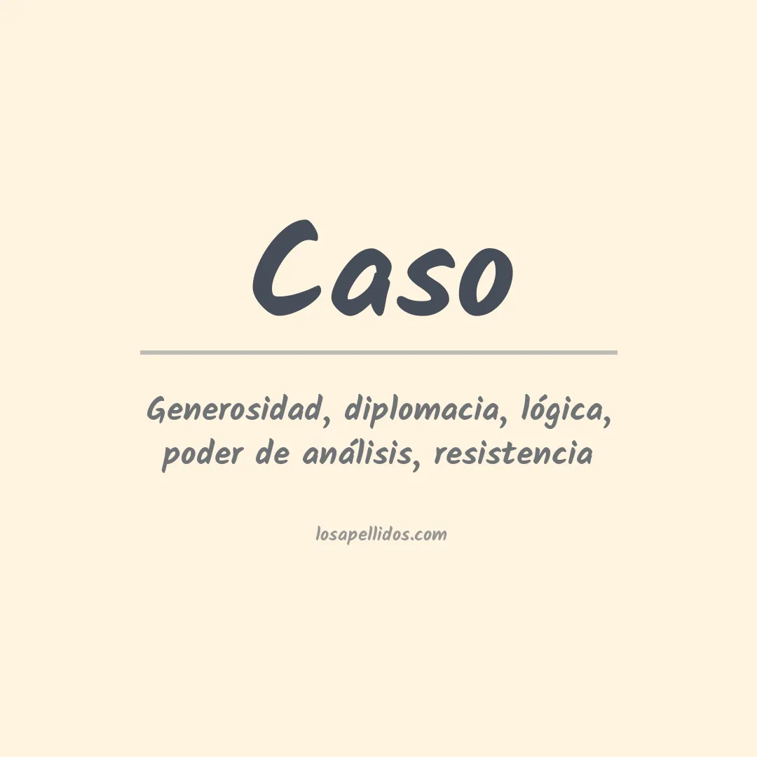 Apellido Caso