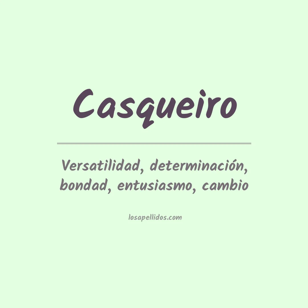 Apellido Casqueiro