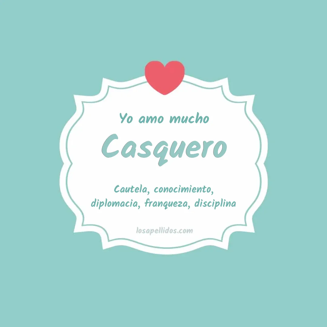 Yo amo mucho Casquero
