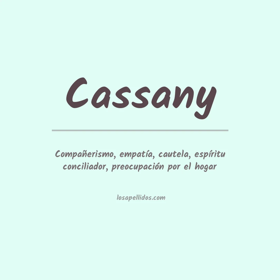 Apellido Cassany