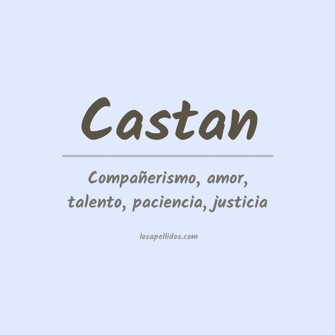 Apellido Castan