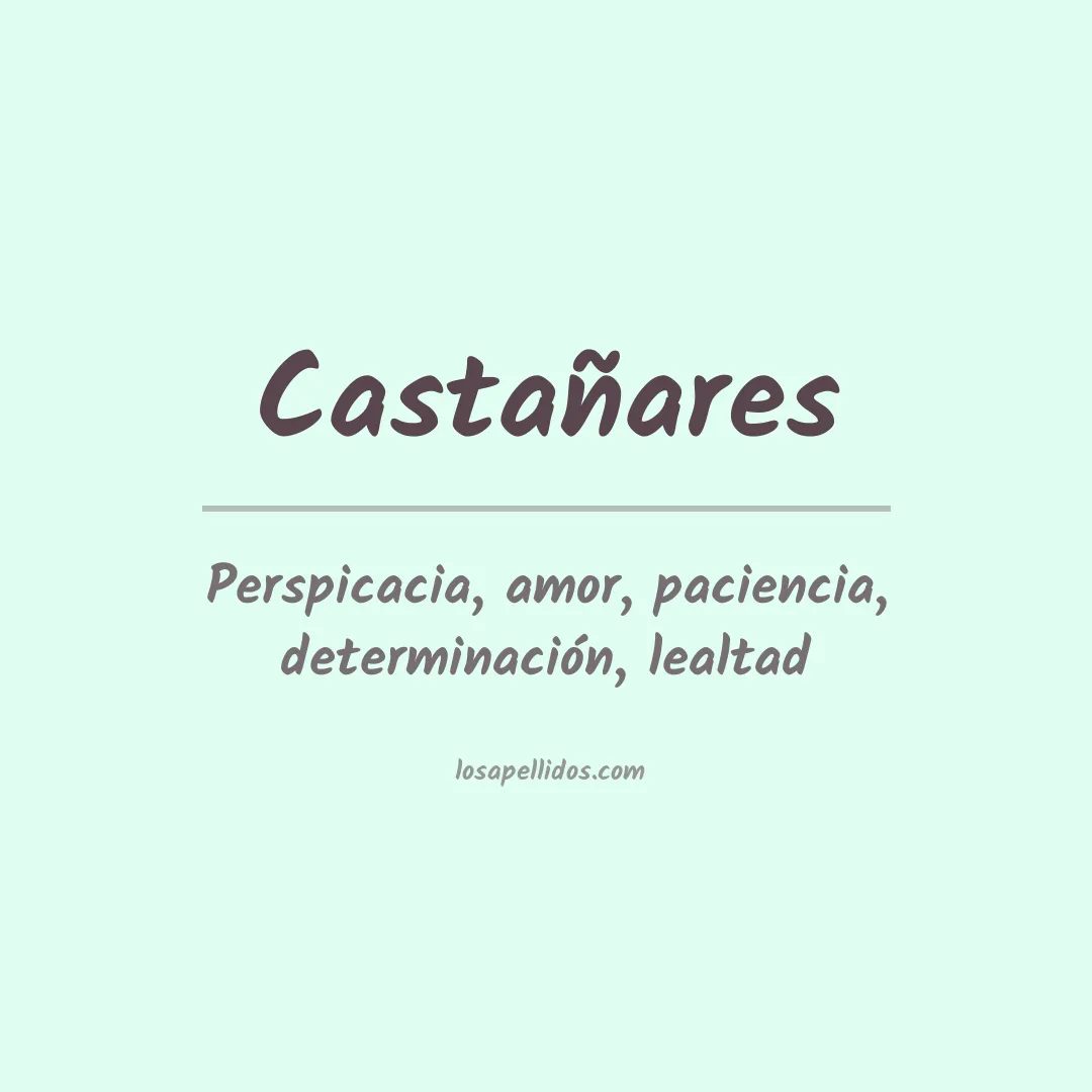 Apellido Castañares