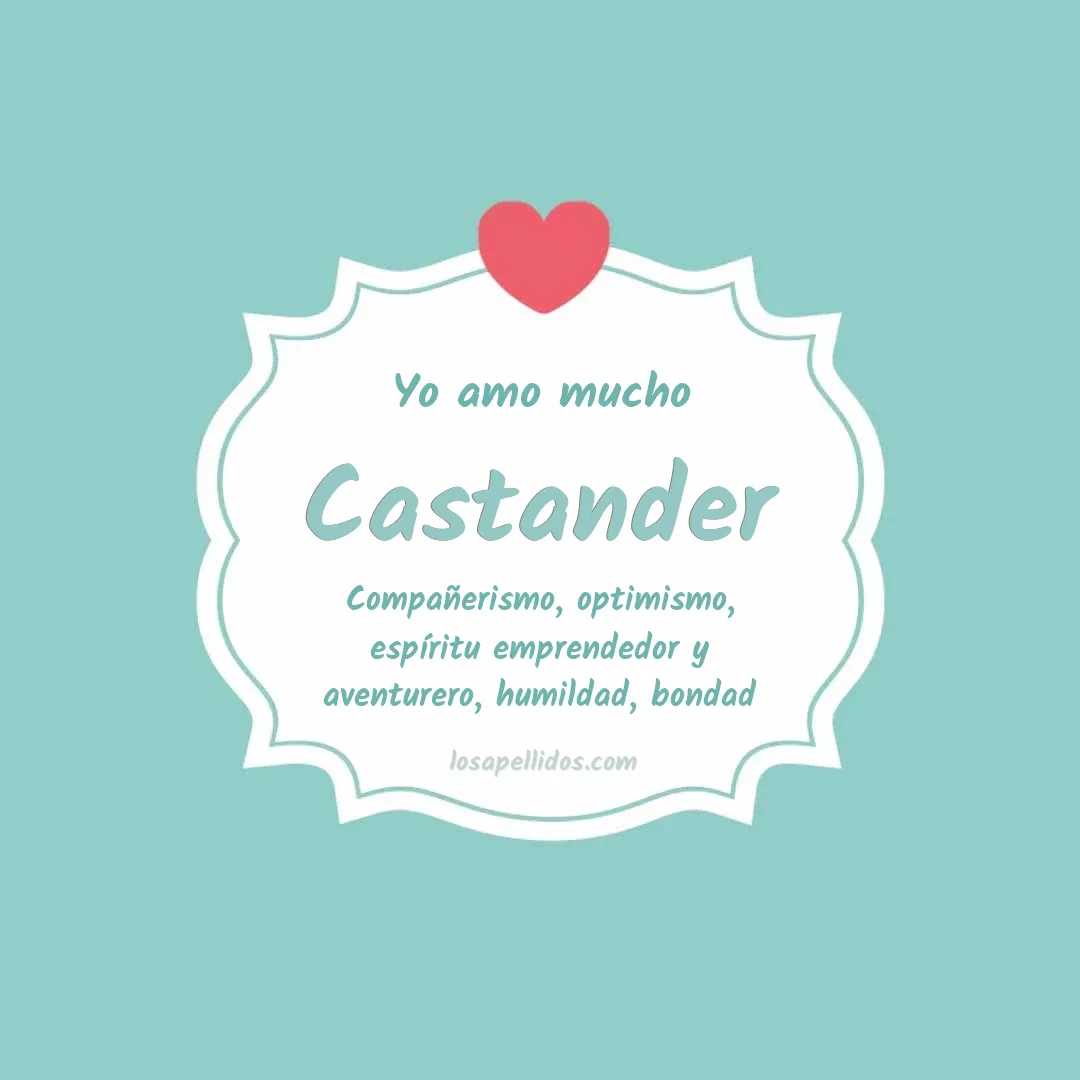 Yo amo mucho Castander