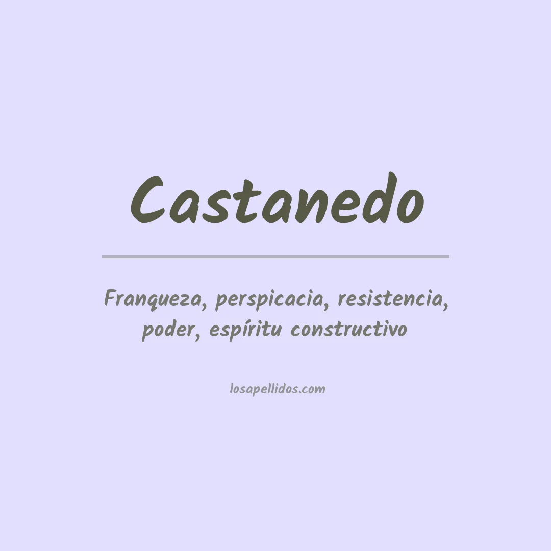Apellido Castanedo