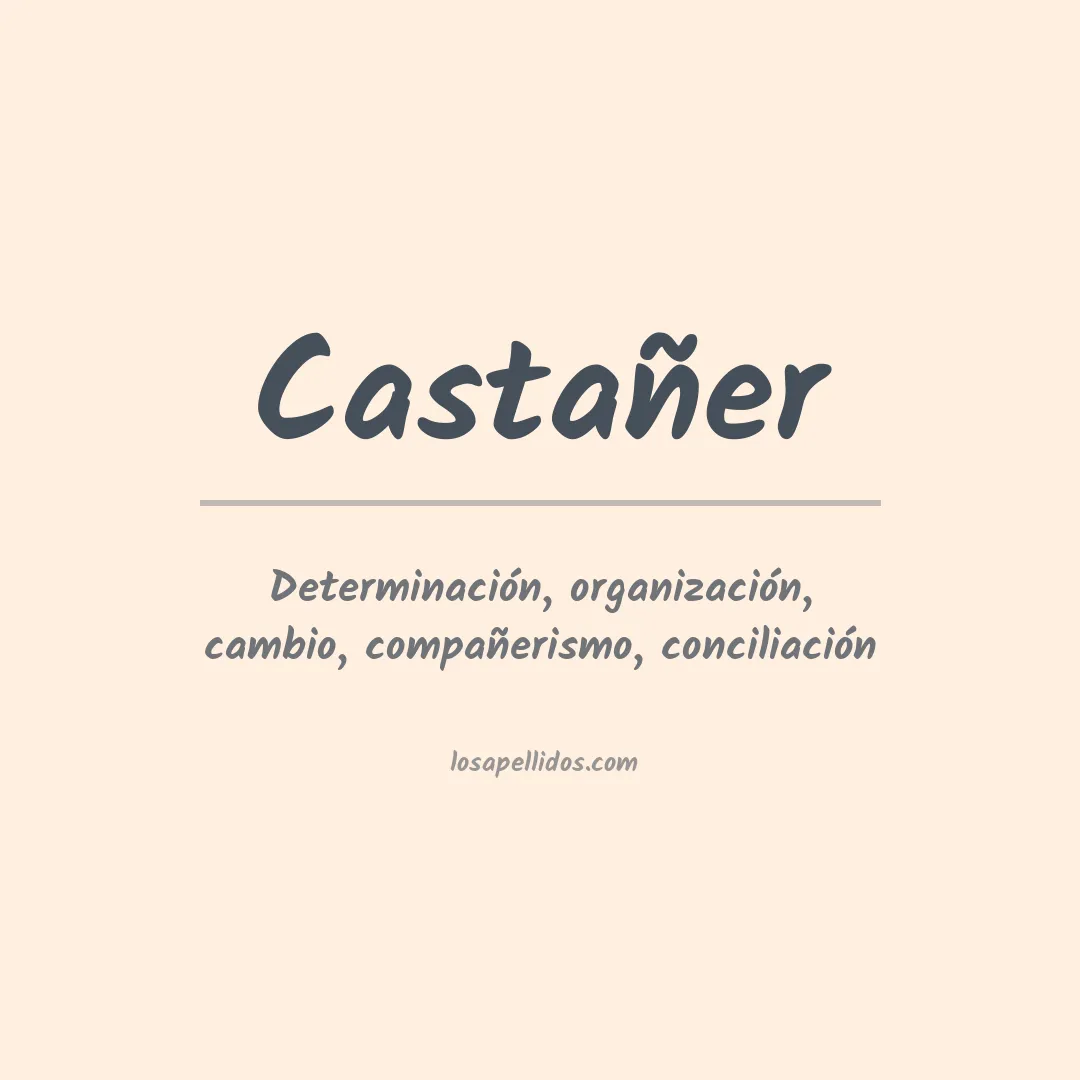 Apellido Castañer